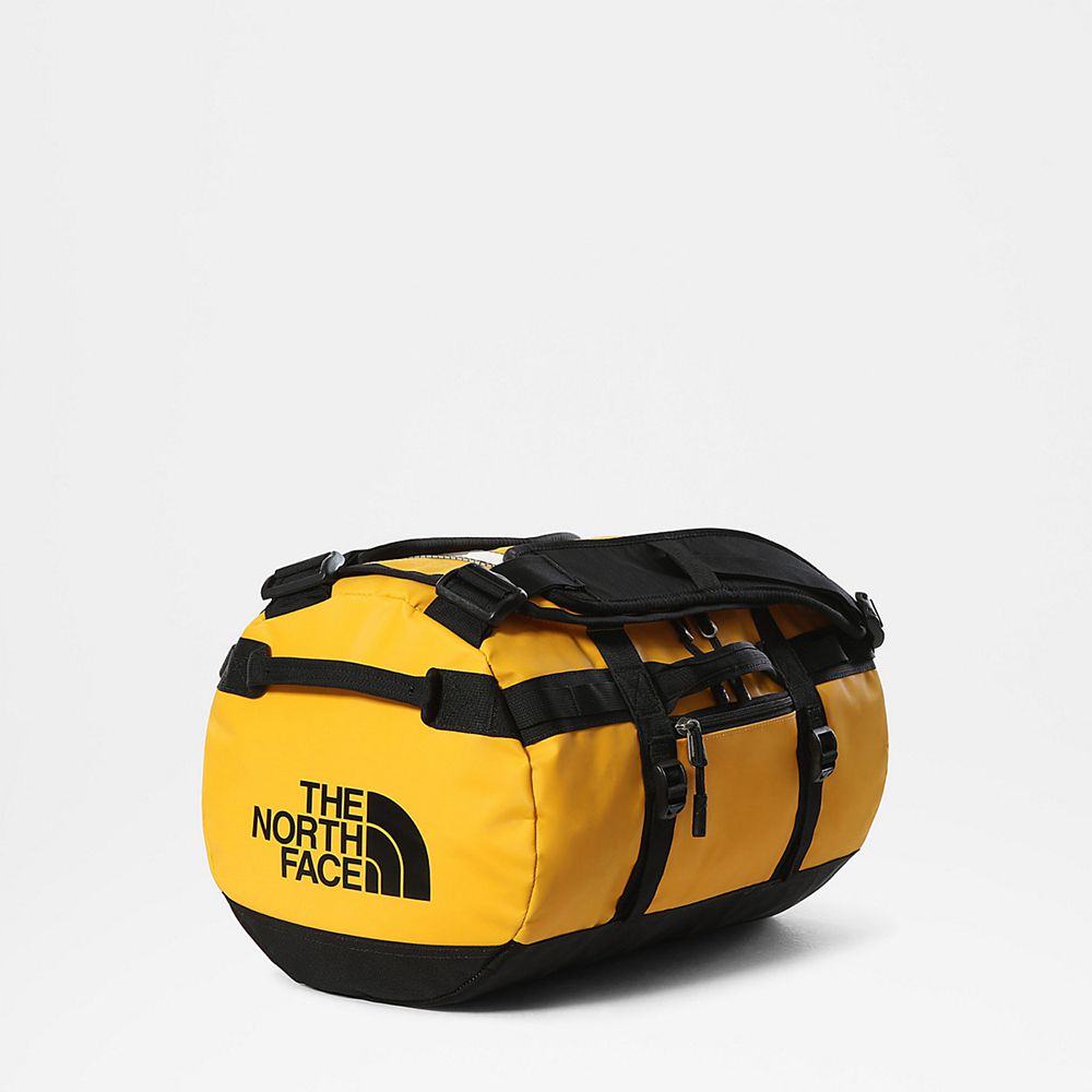 The North Face Duffel Bag Mens Australia - The North Face Base Camp - Extra Small Gold / Black (EDX-